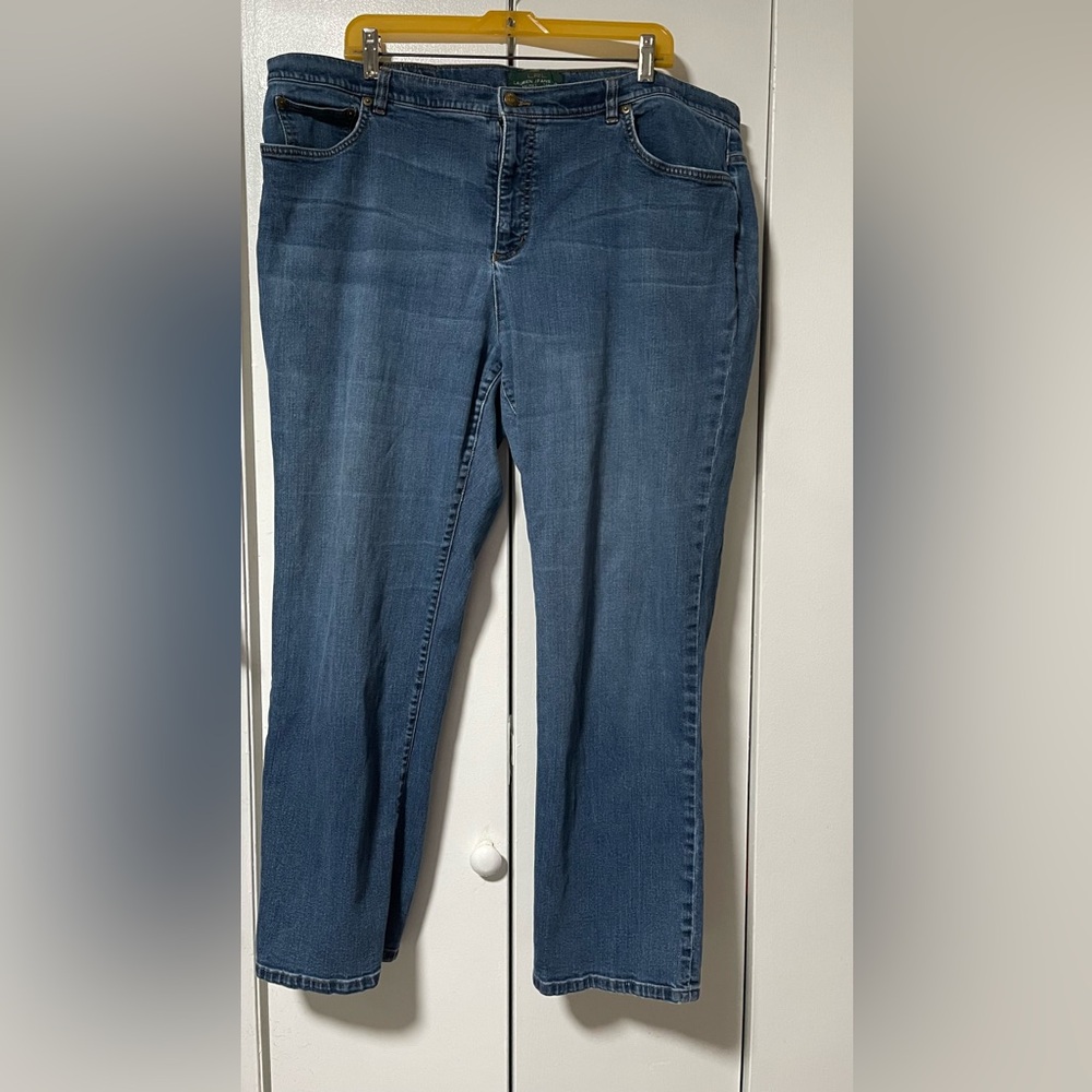 Lauren Ralph Lauren Women's Classic Blue Straight Leg Jeans